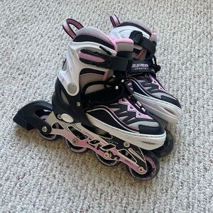 ZPM Sports Black and Pink Rollerblades